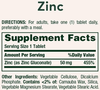 Capsules de soutien au zinc - Complément alimentaire naturel végétalien à faible teneur en sucre pour hommes