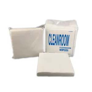 JEJOR Nettoyage industriel non pelucheux jetable 9x9 pouces sec 0609 polycellulose non tissé essuie-glace de salle blanche papier