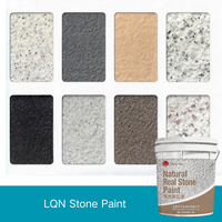 Peinture pour murs extérieurs en pierre naturelle, revêtement extérieur en sable coloré naturel, peinture à texture de pierre rugueuse