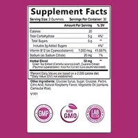 Gummies énergétiques protéinés OEM/ODM avec créatine et acides aminés pour soutenir la concentration, la force, la récupération musculaire, pré-entraînement pour adultes