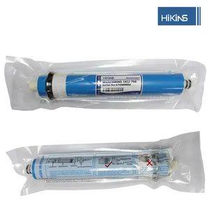 Hikins 1812 75 GPD yüksek akış su filtresi Ro kartuşları fiyat ters osmoz membranı