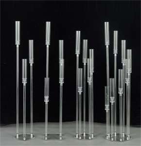 Y-Q051 moderno <span class=keywords><strong>portacandele</strong></span> in <span class=keywords><strong>oro</strong></span> a 8 teste 53 pollici candelabri in metallo <span class=keywords><strong>portacandele</strong></span> per matrimoni centrotavola decorazione - Product Image 5