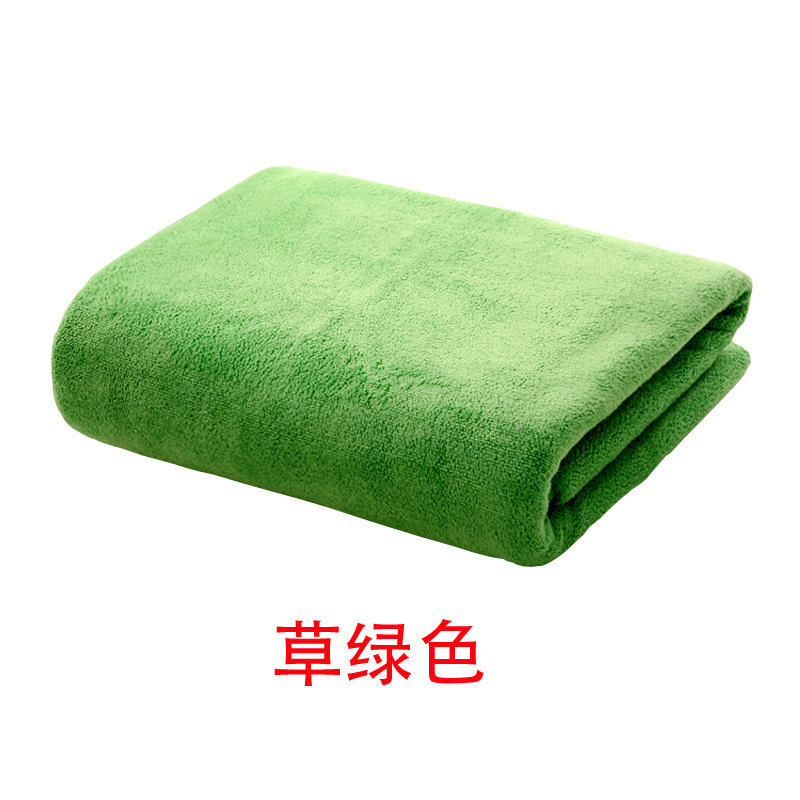 Serviette épaisse verte 60*160
