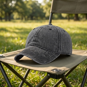 Cappellini da Baseball Vintage Lavati a 6 Pannelli in Cotone, Regolabili, Non Strutturati, Semplici, Casual e alla Moda per Uomo e Donna M/<span class=keywords><strong>L</strong></span>/XL/XXL - Product Image 1