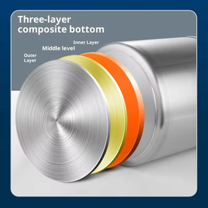 TIANXING restoran mutfak ticari tencere 30cm-80cm tencere seti paslanmaz çelik çorba stok kapaklı tencere - Product Image 2