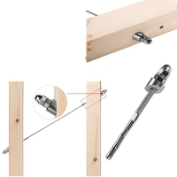 EKOO Kit rel kabel SS316, bahan baja tahan karat sudut miring 1/8 "3/16" 5/32 "30 derajat
