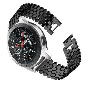 Repuesto de correa de reloj de acero inoxidable, 22mm, para <span class=keywords><strong>Huawei</strong></span> <span class=keywords><strong>GT</strong></span> 2 46mm y Samsung Galaxy Watch 46mm - Product Image 6