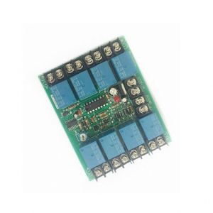 QF-S10-8 Power Time Sequence Board 0.2-4s Adjustable Sequential Controller Module AC DC 12V 10A 8-Channel for KTV Stage <b>Light</b> - Product Image 1