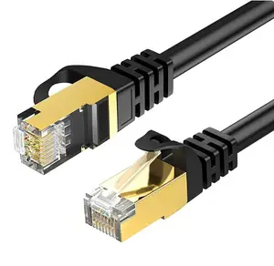 40Gbps 2000兆赫圆形局域网电缆以太网1m 15m Cat 8 7 RJ45 Cat7 8以太网电缆rj 45网线
