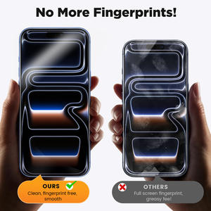 Protector de Pantalla de Vidrio Anti-Reflejante de Alta Calidad Personalizado de Fábrica para iPhone 17 Air Pro Max HD, Película AR Anti-Golpes para Teléfono Móvil - Product Image 1
