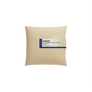 Cojín Cuadrado para Exteriores Pyrista, 26 x 26 Pulgadas, Beige, Poliéster, Calidad Premium, para Patio, Uso en Todas las Estaciones - Product Image 1