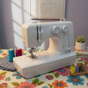 Máquina <span class=keywords><strong>de</strong></span> Coser Eléctrica Portátil UFR-818, <span class=keywords><strong>de</strong></span> Cama Plana, con Doble Aguja y Longitud <span class=keywords><strong>de</strong></span> Puntada Ajustable, Multifuncional para Principiantes y Manualidades - Product Image 2
