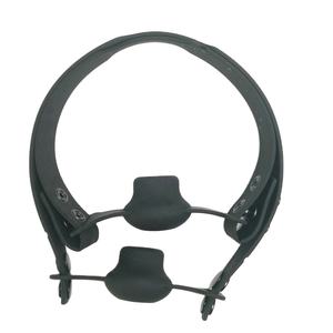Prix usine de haute qualité rouge noir Silicone + cuir balle gag bouche balle BDSM Bondage lèvres anneau ouvert Gag balle jouets sexe adulte - Product Image 4
