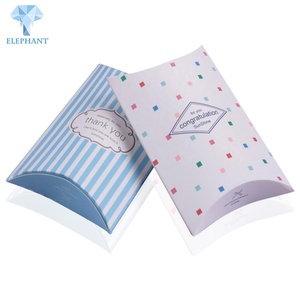 <b>Small</b> Paper Wholesale Price Custom Medium Rose <b>Pillow</b> Box With Handles <b>Pillow</b> Box - Product Image 5