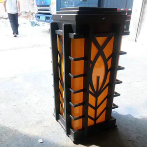 Lámpara Solar de Pared de Aleación de Aluminio con LED para Exteriores, Iluminación de Caminos de Jardín, 2 Años de Garantía - Product Image 1