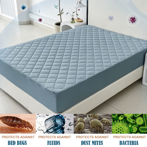 Giường Bug Nệm Không Thấm Nước Bao Gồm Bảo Vệ Thoáng Khí Không Ồn Ào Làm Đầy Bông 100% Không Thấm Nước Nệm Bảo Vệ - Product Image 2