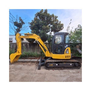 Excavadora Usada en Buen Estado, KOMATSU PC55MR de 5 Toneladas, Mini Excavadora Komatsu Usada de Japón con Pocas Horas de Trabajo - Product Image 1