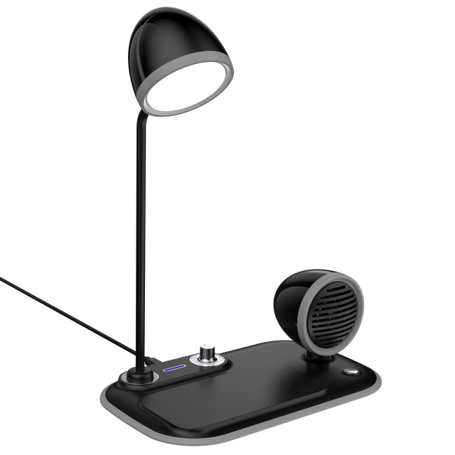 Multifunction Wireless Phone Charger Bluetooth Speaker LED Night Light for Bedroom Desk Lamp Wireless Charger