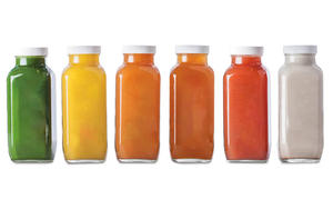 Bouteilles de boisson de jus en verre carré français transparent de 16oz 500ml avec couvercles - Product Image 5