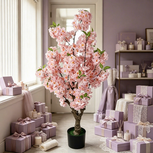 Arbre à fleurs de <span class=keywords><strong>cerisier</strong></span> artificiel longue durée pour décoration de mariage, fleurs artificielles pour extérieur, intérieur, bureau, maison - Product Image 1