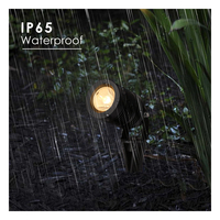 IP65 10W 3000K LED lumière de jardin avec pic étanche réglable cour voie paysage cour Spot lampe