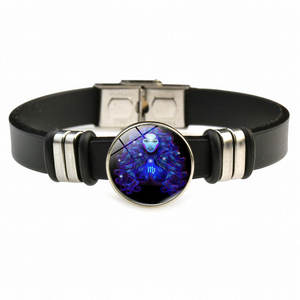 12 zodyak bilezikler silikon kauçuk saat düğüm Charm bilezik ZU026 - Product Image 6