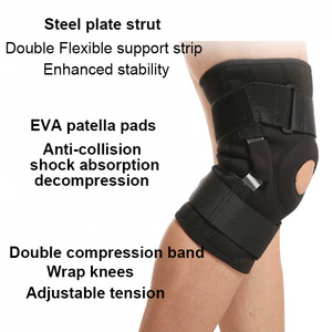 Aofit Logo Personnalisé Puissance <span class=keywords><strong>Genouillère</strong></span> Avec Coussinet En Silicone Articulation Patella Genou Soutien Ceinture Coussinets Bretelles - Product Image 2