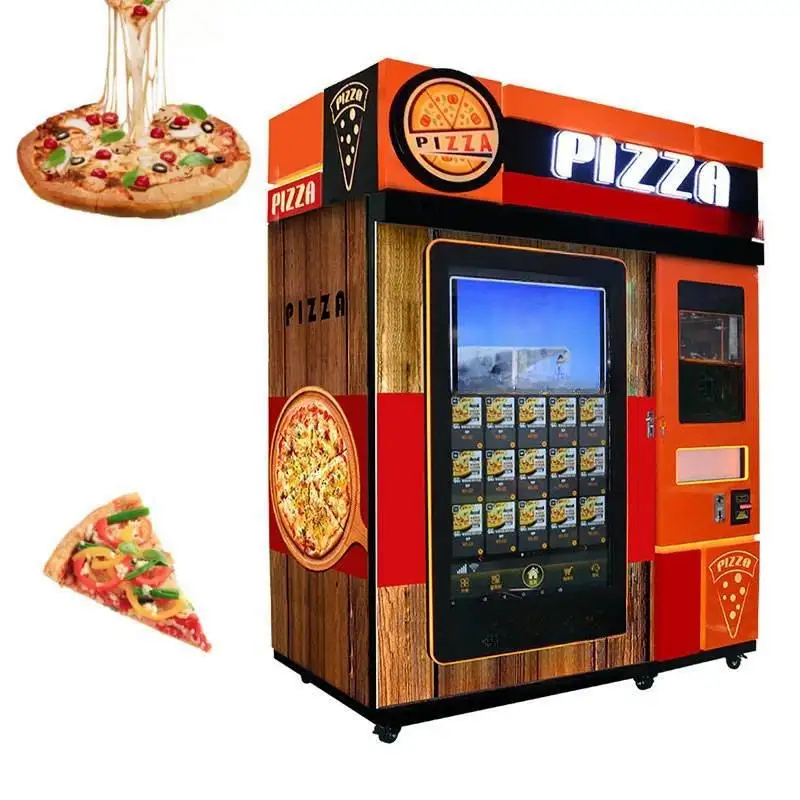 Fabrika fiyat kendi kendini temizleme sistemi ile donatılmış 5-25 derece ayarlanabilir kapak alanı 2 m2 otomatik pizza otomat