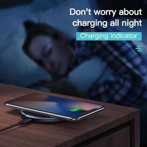 Cargador Inalámbrico Universal <span class=keywords><strong>Q</strong></span> I de 20 W, Carga Rápida para <span class=keywords><strong>iPhone</strong></span> y Samsung, Base de Carga Inalámbrica Redonda con Espejo Iluminado - Product Image 2
