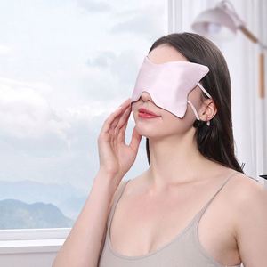 Masque de sommeil papillon de luxe pour femme en soie de mûrier 100% - Imprimé par transfert thermique toutes saisons - Product Image 3