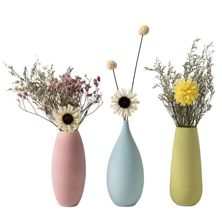 Simple Design Vas Vag Dried Flowers Long Single Flower Vase