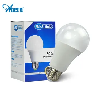 Lâmpada led de alta eficiência, al + pc e27 9w 10w