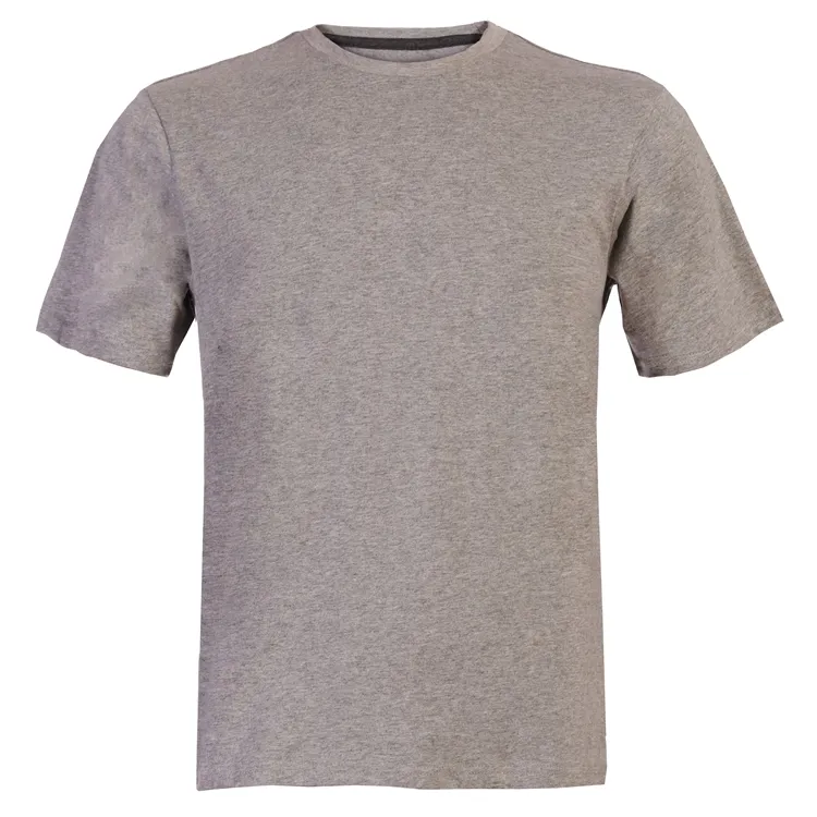 T-shirt Men Solid Color Casual Plus Size Men's Summer T-shirts 100% Organic Cotton Plain Men's T-shirts