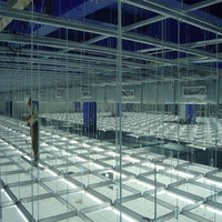 Éclairage LED pour salle blanche Lab Pharma, à ouverture supérieure, 2x2FT 2x4FT, faible éblouissement UGR22/19, 50 000 heures, luminaires encastrés IP65 SDCM