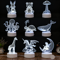 Fabricant de veilleuse en cristal 3D OEM/ODM Lampe de haut-parleur Bluetooth personnalisée avec 4 bases Cadeaux en acrylique pour les entreprises