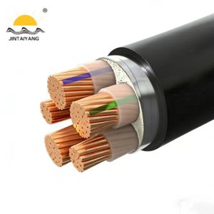 YJV22<span class=keywords><strong>สาย</strong></span><span class=keywords><strong>ไฟ</strong></span>หุ้มเกราะ0.6/1kV 3*35 + 2 * 16mm ² สำหรับ TN-S ระบบ<span class=keywords><strong>สาย</strong></span><span class=keywords><strong>ไฟ</strong></span>ห้าสายสามเฟสการกระจายพลังงานและการให้แสงสว่าง - Product Image 1