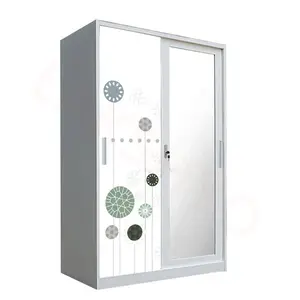 Lakshyo với gương armoire phòng ngủ tủ quần áo tủ quần áo/quần áo với kệ hiện đại đồ nội thất nhà kim loại tủ quần áo phòng ngủ