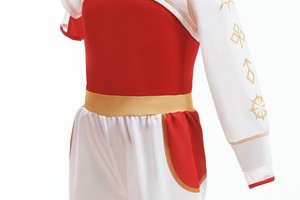 Disfraz Infantil de Tres Piezas Rojo y Blanco para Fiesta de Halloween, Conjunto de Ropa para Niñas - Product Image 4