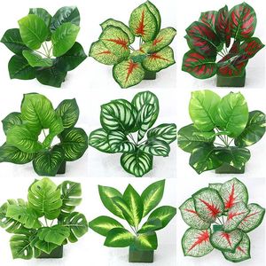 Gm 9 Chi Nhánh Nhân Tạo Cây Nhiệt đới Giả Cây Cọ Lá Lớn Giả Lá Cây Nhiệt đới Rừng Đảng Trang Trí Nội Thất - Product Image 2