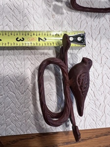 Anneaux de serviette vintage en forme d'oiseau, décoration de table rustique style forêt, porte-serviettes inspirés de la nature, pour salle à manger style ferme et cottagecore - Product Image 6