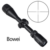 Lunette de tir tactique BoWei 4-12X44 SFP à objectif réglable, réticule BDC, optique illuminée rouge, verte et bleue