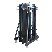 Torre de Soporte Vertical Negra para Altavoces Line Array