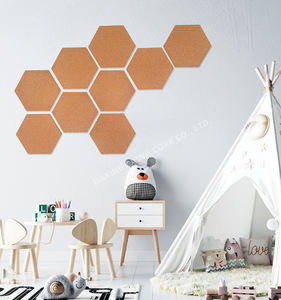 Lámina de Corcho Hexagonal Personalizada de 6 mm de Grosor para Mensajes, Paneles de Corcho Hexagonales - Product Image 1
