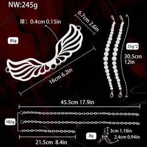 Metal wings Lockable Chastity Panties for Couple Flirting Breathable Strap-On G-String Panties for Female Submissives <b>BDSM</b> Game - Product Image 6