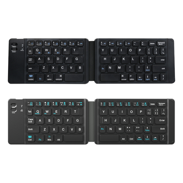 OEM Custom Foldable Wireless Keyboard Scissor Switch Multi-Key Slim Keyboard for Laptop Phone Windows Android iOS