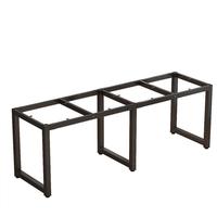 Pieds de table/bureau carrés en acier épaissi sur mesure, support métallique avec usinage CNC, certifié CE, fabriqué en Chine