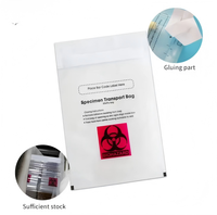Medizinische Proben-Transportbeutel Selbstklebend Biogefährdungsbeutel 95kPa Wasserdicht PE Mehrschichtig Labor-Probenbeutel Nach Maß