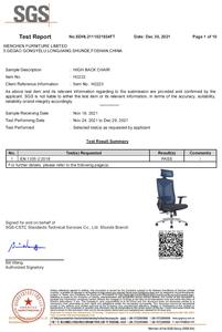 Chaise de bureau avec siège d'appui-tête réglable Curseur inclinable chaise ergonomique Executive Oficina Executive Ceo <span class=keywords><strong>Ergo</strong></span> chaise de bureau - Product Image 6
