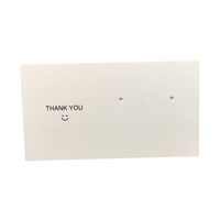 Cartes de présentation personnalisées pour colliers et boucles d'oreilles avec impression de logo tendance pour clous d'oreilles