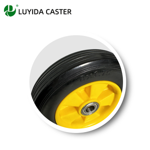 Alta qualidade <span class=keywords><strong>8</strong></span> polegadas roda sólida rodízios de borracha Silencioso e resistente ao desgaste Adequado para cortadores de grama, arruelas de alta pressão - Product Image 5